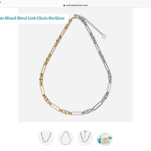 COPY - VICTORIA EMERSON MIXED METAL LINK CHAIN